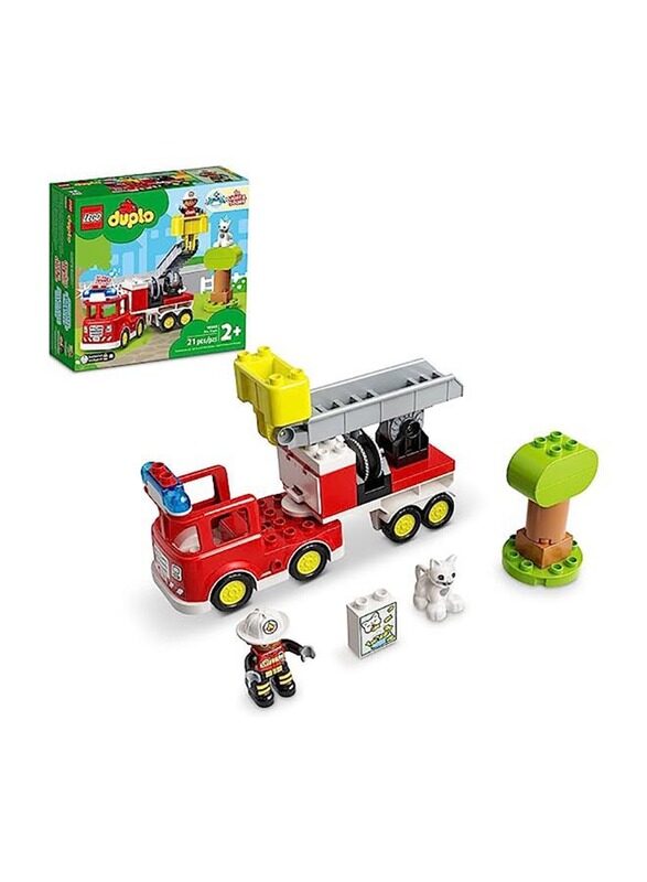 

LEGO Duplo Town 10969 Fire Truck, Building Sets, 21 Pieces, Ages 2+