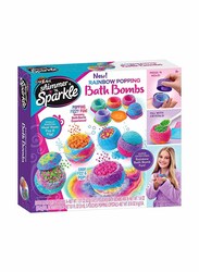 Shimmer & Sparkle Rainbow Popping Bath Bombs, 12 Pieces, Ages 8+