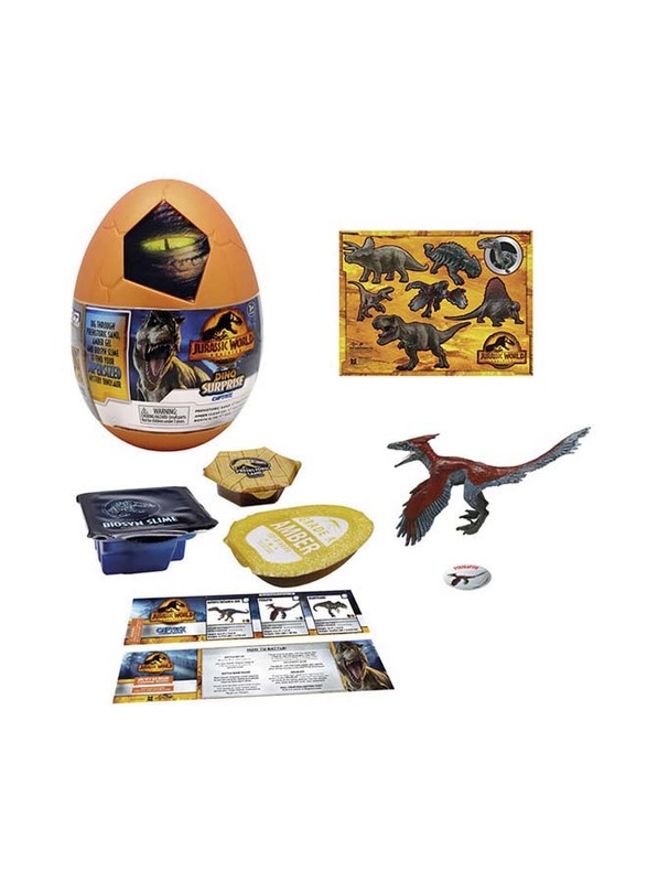 Jurassic World CAPTIVZ Dominion Edition Surprise Egg Wave 2, Animal Figures, Ages 3+