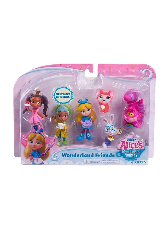 Alice's Wonderland Bakery Wonderland Friends Set, 6 Pieces, Ages 3+, Multicolour