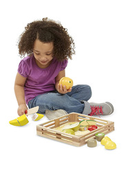 Melissa & Doug Cutting Fruit Playset, 18 Pieces, Ages 3+, Multicolour