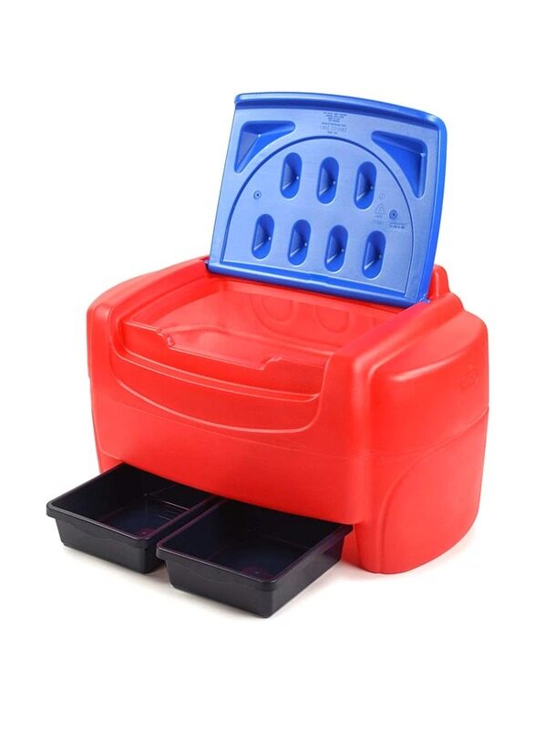 

Little Tikes Sort n Store Toy Chest Primary Colors (3L), Multicolour, Ages 3+