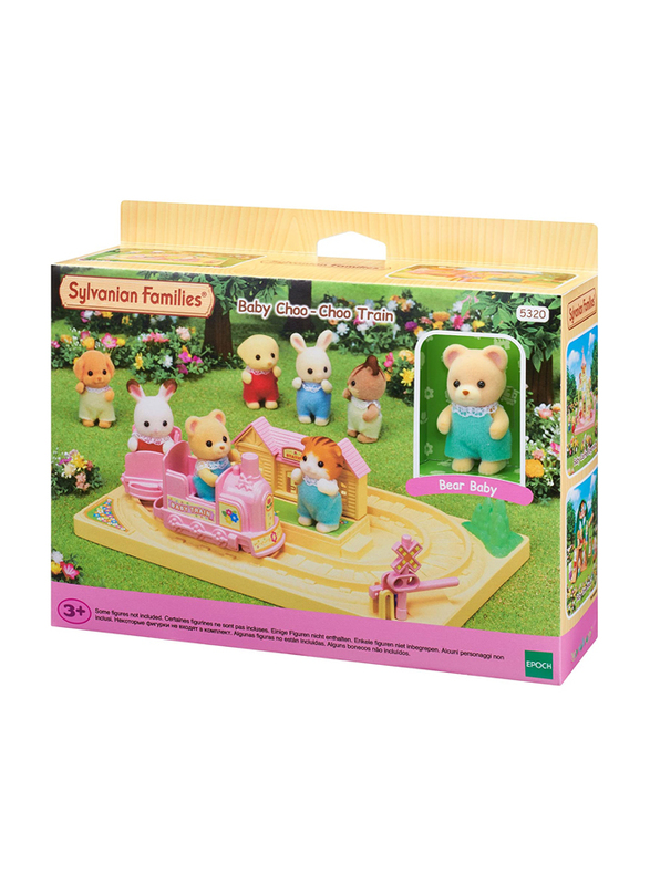 Sylvanian Family Aby Choo-Choo Train Set, Ages 3+, Multicolour