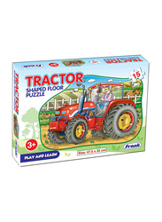 Frank Tractor Shaped Floor Puzzles for Kids, 15 Pieces, Ages 3+