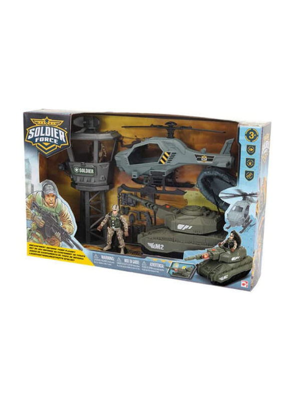 Chapmei Soldier Force Encampment Defence Troop Playset, Multicolour, Ages 3+