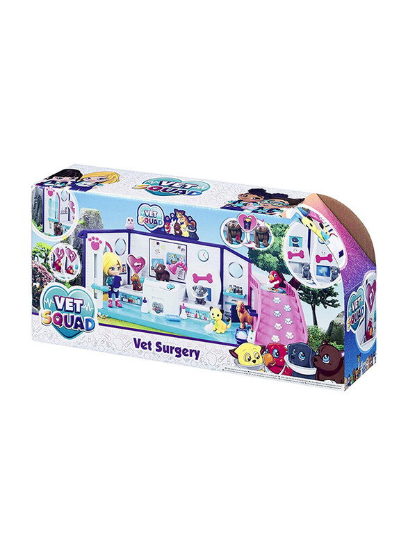 

Vet Squad Vet Surgery Playset with 4 Pets and Accessories, Ages 4+