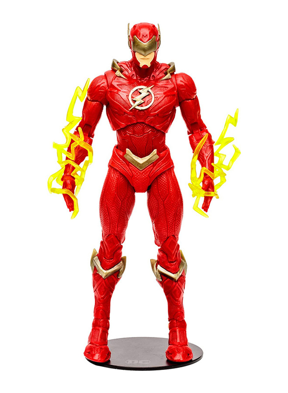 DC Direct 7in Figure with Comic The Flash Wv2 The Flash (Barry Allen), Multicolour, Ages 12+ Months