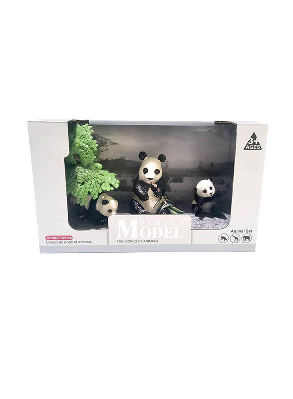 TTC Model Series Animal Figure Panda, 3 Pieces, Ages 3+