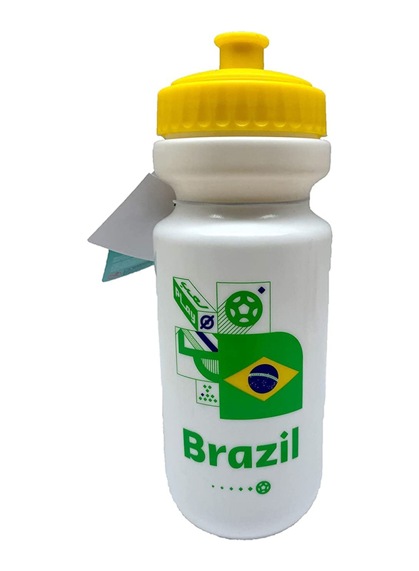 FIFA 22 - Country Brazil Sports Plastic Bottle, 550ml, Multicolour