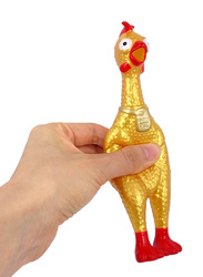 Animolds Squeeze Me Mini Chicken, Ages 2+, Gold