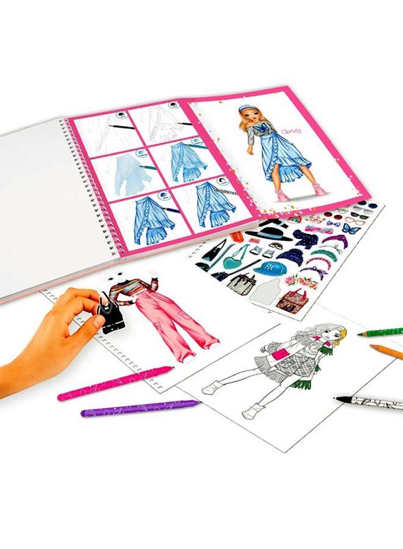 Topmodel Colouring Book With Pen Set, Ages 6+