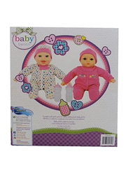 Baby Maziuna Talking Twins Doll Set, Ages 2+, Multicolour