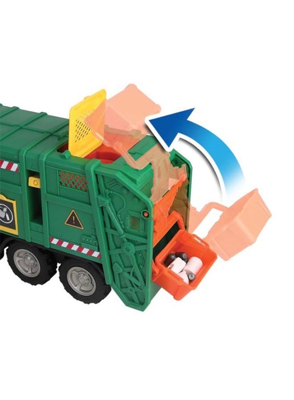 Chapmei Motorshop Garbage Recycle Truck with Light & Sound, Ages 3+, Multicolour