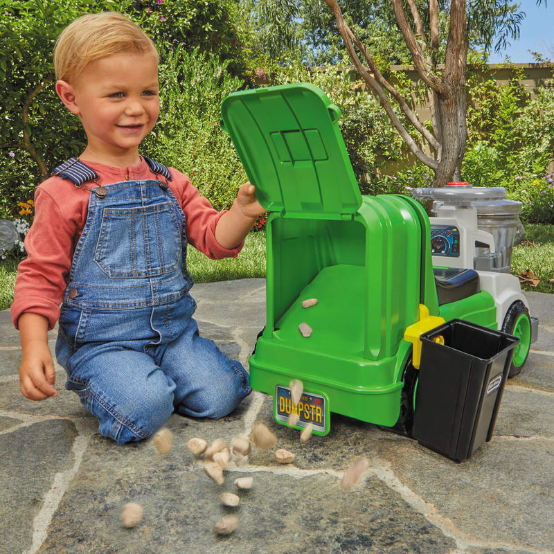 Little Tikes Pre-School Dirt Digger Garbage Scoot, Ages 2+, Multicolour