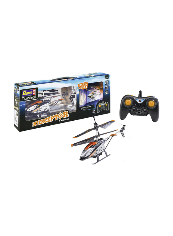 Revell Remote Controlled Interceptor Anti Collision Helicopter, Ages 8+