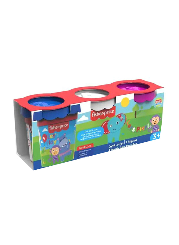 Fisher Price Dough Tubs, 3 Piece, Ages 3+