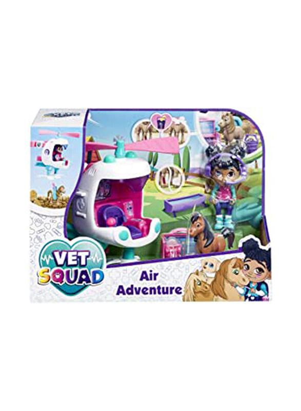 

Vet Squad Robin & Helicopter Air Adventure, Playsets & Figures, 2 Pieces, Ages 4+