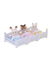 Sylvanian Family Triple Bunk Beds Set, Ages 3+, Multicolour