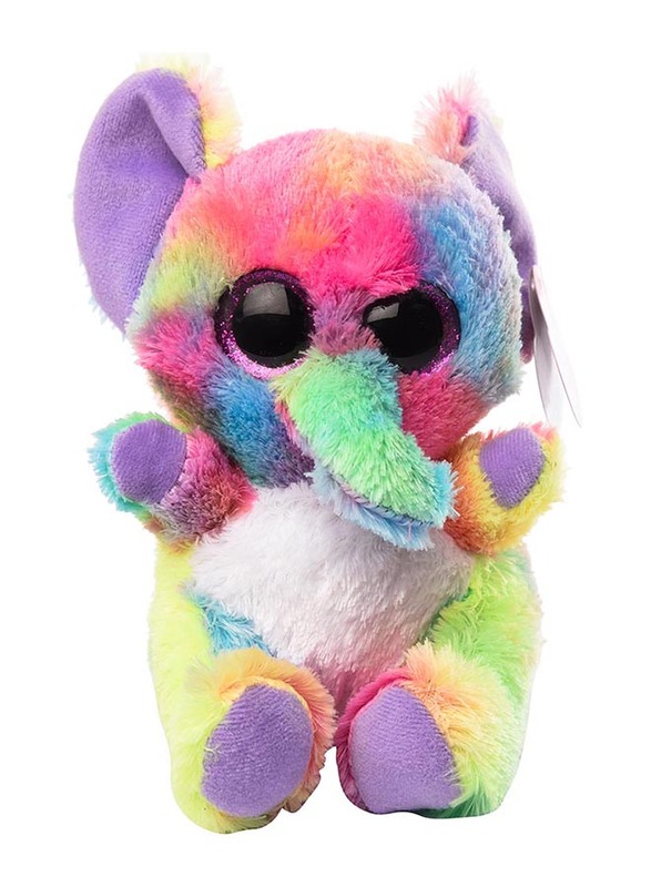 Cuddly Lovables Rainbow Elephant Plush Toy, Ages 2+