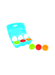 Little Hero 6-Piece Match & Count Eggs Sleeve, Multicolour