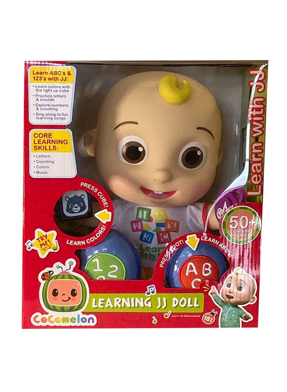 Cocomelon Just Play Learning JJ Doll, Ages 18+ Months