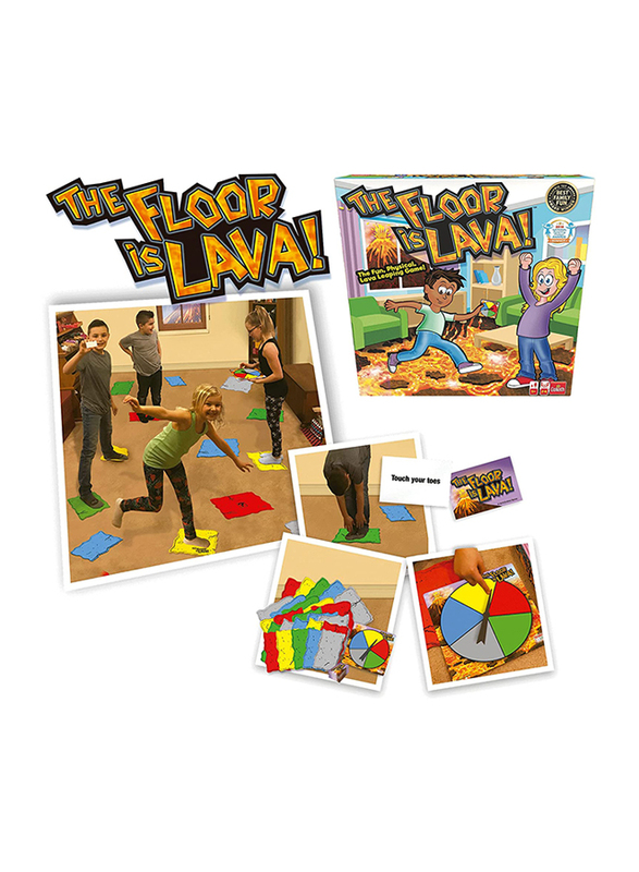 Goliath Games The Floor is Lava Set, Ages 5+, Multicolour