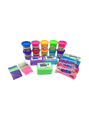 Cra-Z-Compounds Nickelodeon Variety Multi-Pack Featuring Softee Dough, Modelite, Slime and Fab Foam, 24 Pieces, Ages 6+