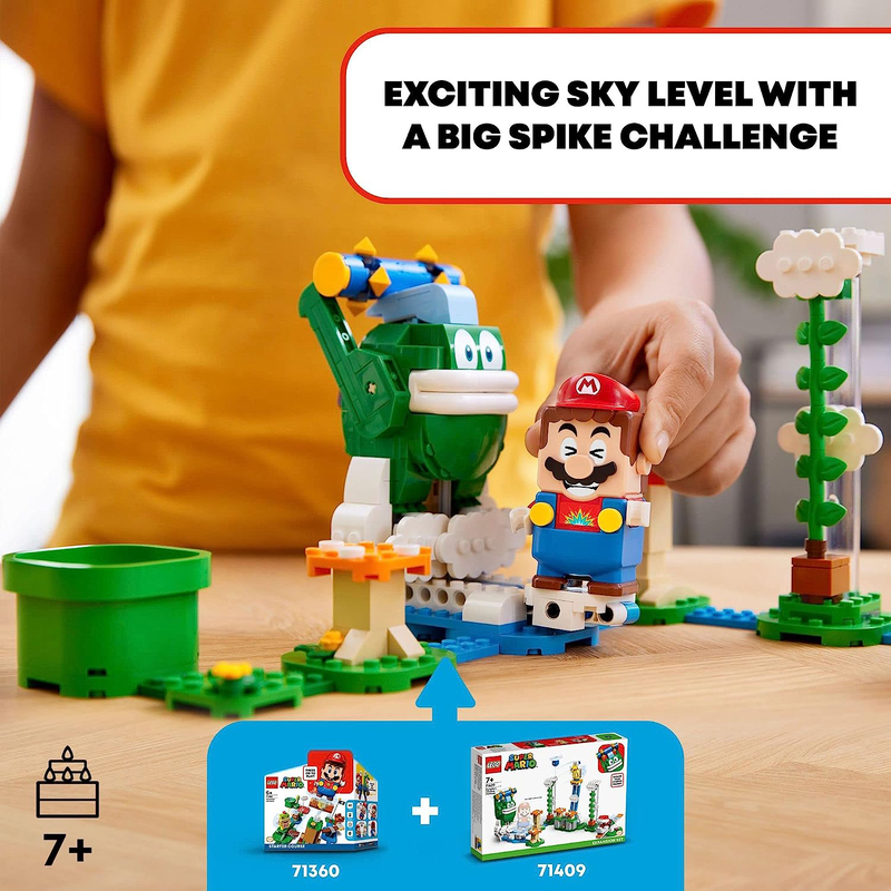 Lego Super Mario Big Spike’s Cloudtop Challenge Expansion Set, 540 Pieces, Ages 7+