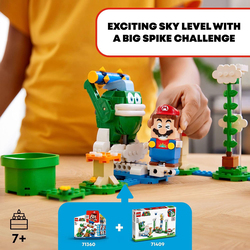 Lego Super Mario Big Spike’s Cloudtop Challenge Expansion Set, 540 Pieces, Ages 7+