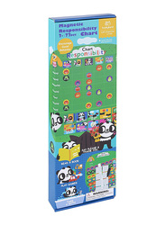 Tooky Land Magnetic Responsibility Chart for Kids, 73 Pieces, Ages 3+