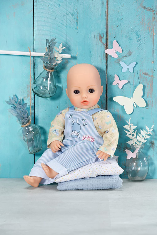 Baby Annabelle 43cm Outfit Dungarees, Doll Accessories, 3 Pieces, Ages 1+