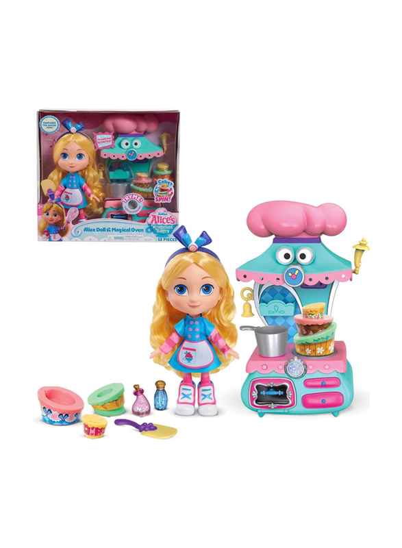 Alice's Wonderland Bakery Alice Doll & Magical Oven, Ages 3+, Multicolour