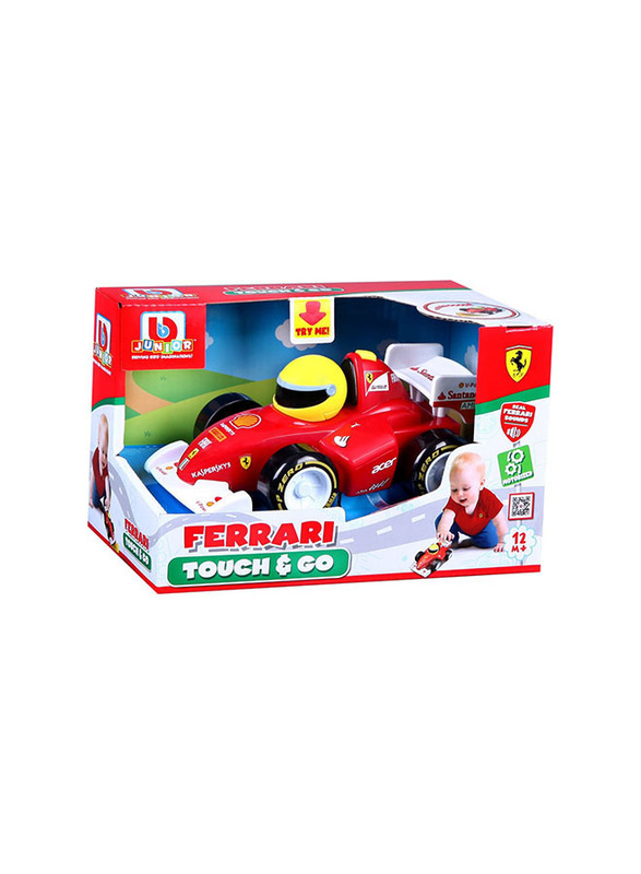 BB Junior F2012 Ferrari Touch & Go Playing Toy Car, Ages 1+