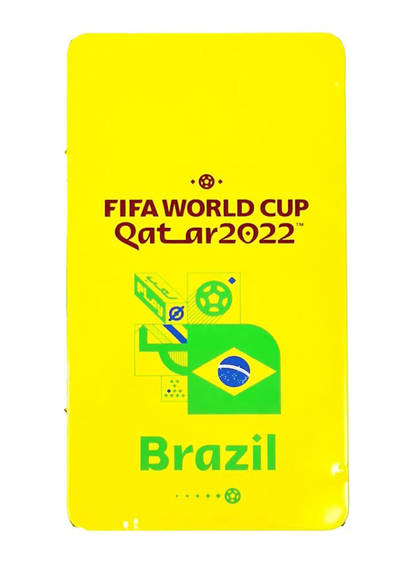 FIFA 2022 Brazil Colouring Pencils in Tin Box, 12 Pieces, Multicolour