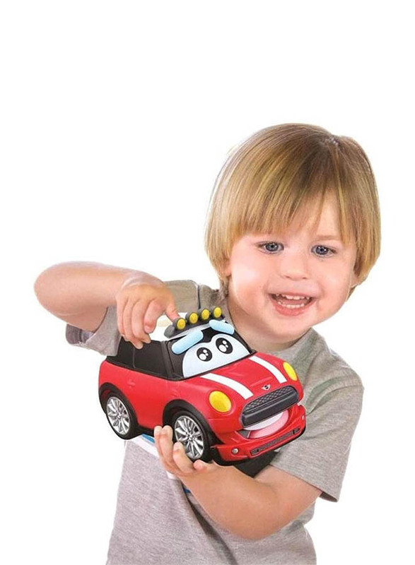 BB Junior Mini Cooper Laugh & Play Car, Ages 1+, Red