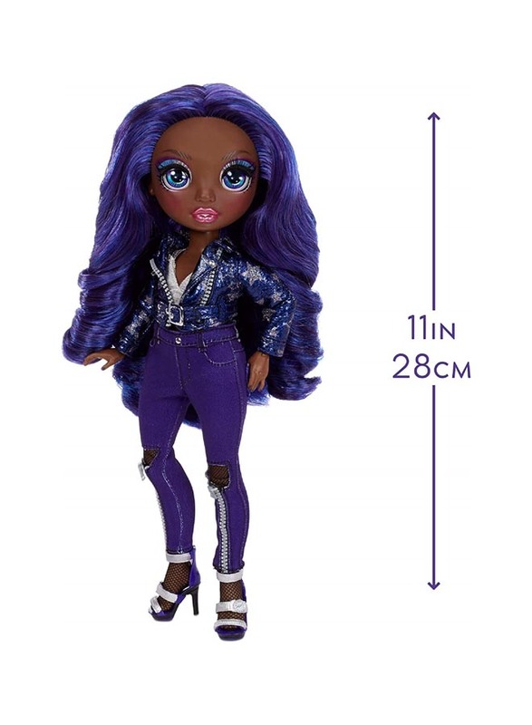 Rainbow High Fashion Doll- Krystal Bailey (Indigo) Series-2, Multicolour, Ages 3+