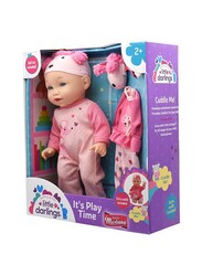 Baby Maziuna Little Darlings It's Play Time 12" Doll with Accessories, For Ages, 3+ Years