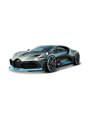 Bburago Bugatti Divo Diecast Model Car, Matte Grey/Blue