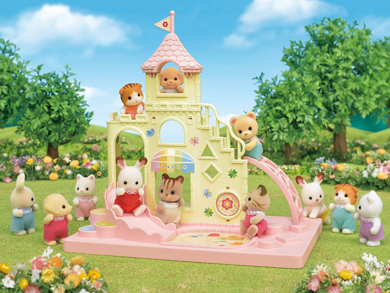 Sylvanian Family Aby Castle Playground Set, Ages 3+, Multicolour