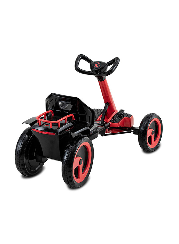 Roll Play Flex Kart XL 12-Volt Battery Powered Ride-On Vehicle, Ages 5+, Red