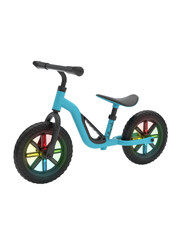 Chillafish Charlie Glow Lightweight Balance Bike, 10-Inch, Blue