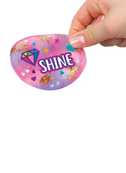 Crazart Shimmer 'N Sparkle Inspirational Rock Art, Ages 8+, Multicolour