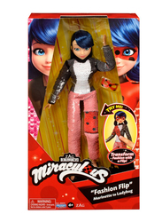 Miraculous Fashion Flip Marinette to Ladybug with Sequins, Action Figures, Ages 4+