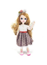 Bonnie I'm Bonnie 12" Deluxe Fashion Doll with Baloon Dress with Sleeve, Ages 3+