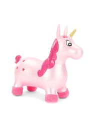 Little Tikes Unicorn Animal Hopper Inflatable Bouncing Jumping Toy with Handle, Ages 2+, Pink
