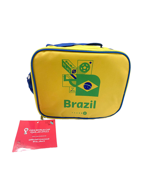 FIFA 22 - Country Brazil Square Lunch Bag, Multicolour