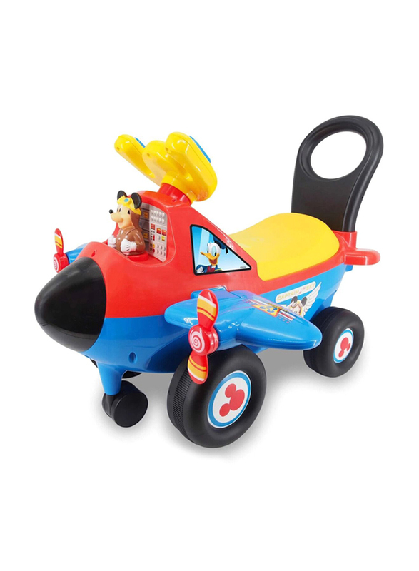 Kiddieland Mickey Mouse Plane Ride On, Ages 1+, Multicolour