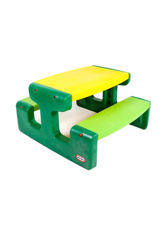 Little Tikes Picnic Table Evergreen, Multicolour, Ages 3+