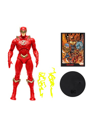 DC Direct 7in Figure with Comic The Flash Wv2 The Flash (Barry Allen), Multicolour, Ages 12+ Months