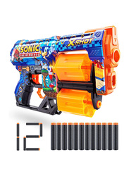 X Shot Skins Dread Sonic Dart Blaster Gun, 13 Pieces, Ages 8+